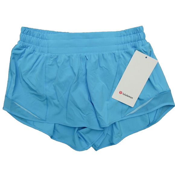 New Lululemon Size 12 Hotty Hot High Rise HR Lined Short 2.5" KYBL Kayak Blue - Picture 1 of 10